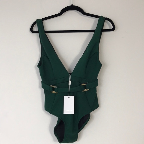 NWT SUBOO JUNGALOW BELTED ONE-PIECE SWIMSUIT - Picture 8 of 14